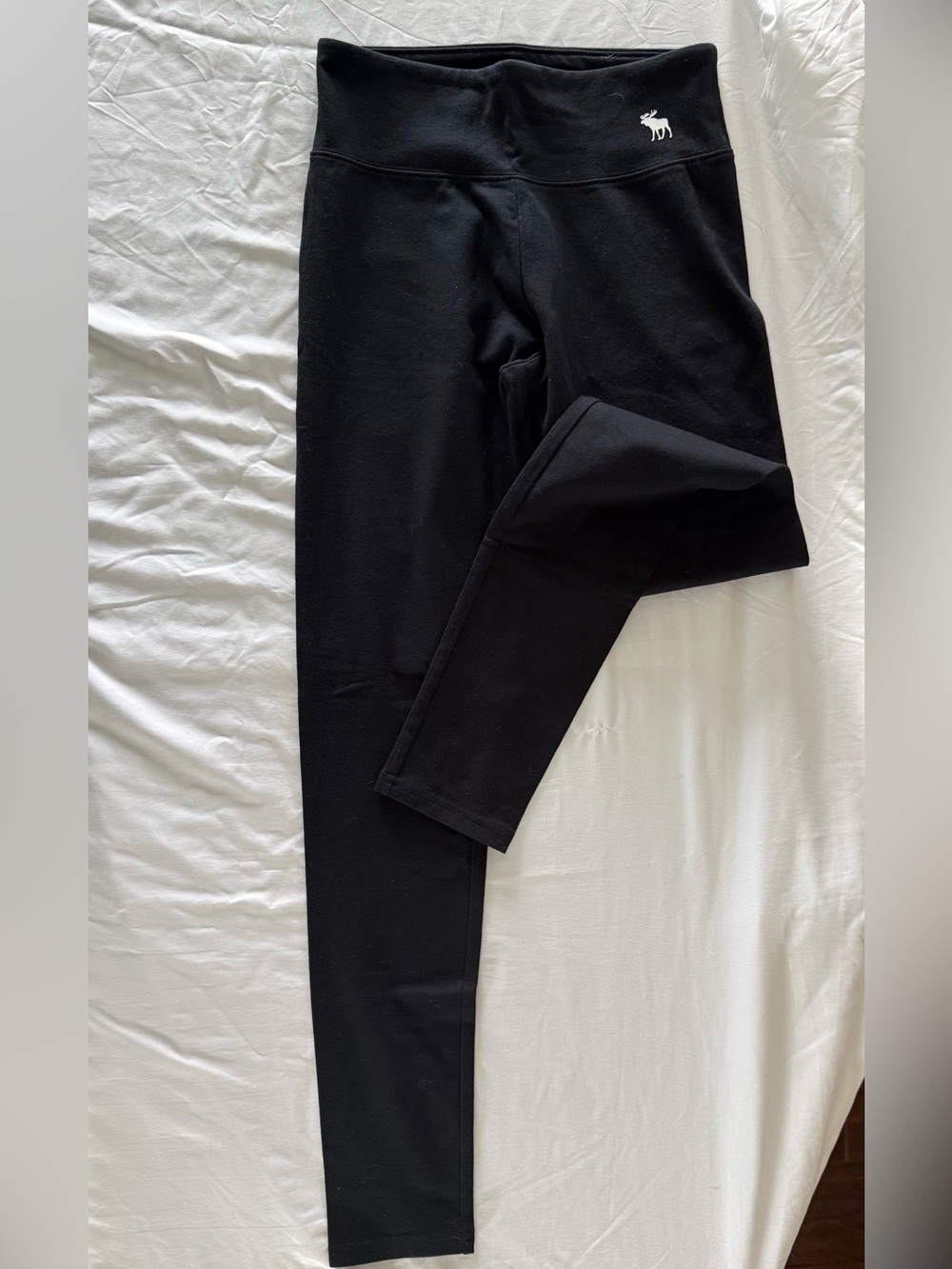 Abercrombie Kids Black High-Rise Leggings